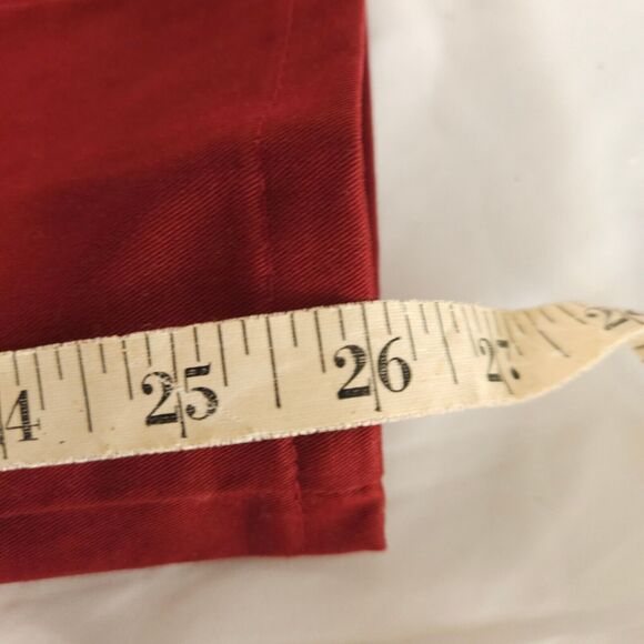 NWT Dockers D3 Mens 38x26 Burgundy Red Soft Khaki Flat Front Chino Pants - Picture 7 of 7